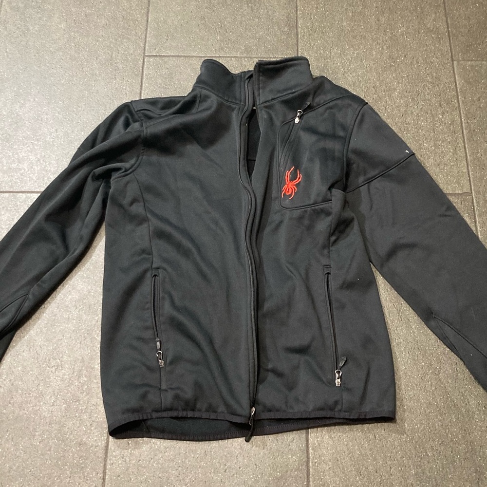 Spyder black zip up